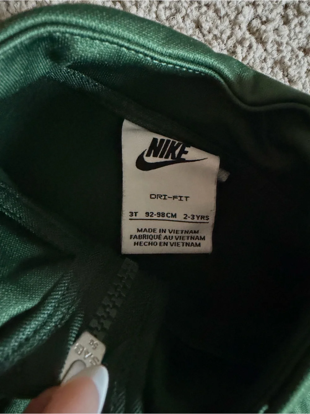 Nike green tie